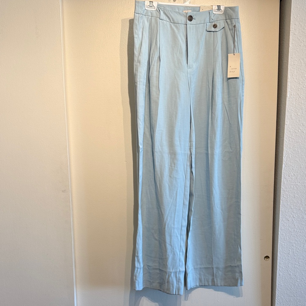 a new day Light Blue Wide-Leg Trousers